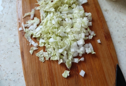 Фото шага рецепта Крабовый салат с пекинской капустой 175326 шаг 5  