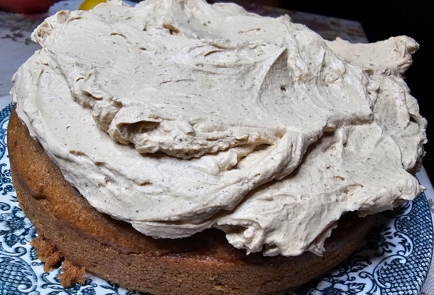Фото шага рецепта Кофейный кекс с грецким орехом 175359 шаг 12  