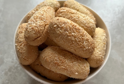 Кокосовое печенье , пошаговый рецепт на ккал, фото, ингредиенты - Yuliya_ks