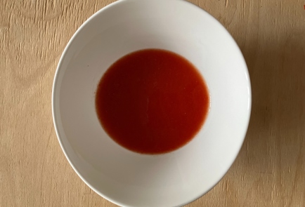 Фото шага рецепта Креветки с овощами в духовке под острым соусом 174618 шаг 9  