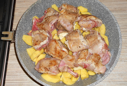 Кролик, запеченный в духовке с картошкой: рецепт с фото пошагово