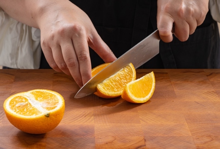 Фото шага рецепта Варенье из крыжовника и апельсина без варки 174192 шаг 3  