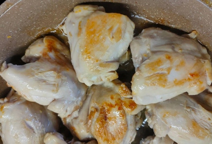 Фото шага рецепта Курица в сливочночесночном соусе с зеленью как шкмерули 175589 шаг 13  