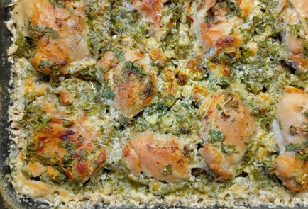 Фото шага рецепта Курица в сливочночесночном соусе с зеленью как шкмерули 175589 шаг 16  
