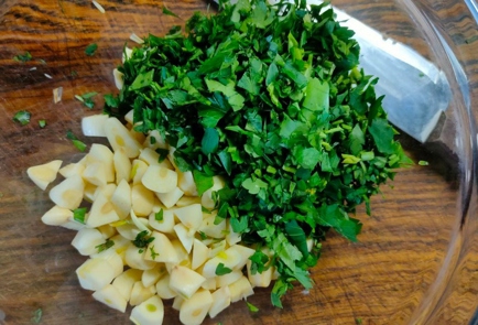 Фото шага рецепта Курица в сливочночесночном соусе с зеленью как шкмерули 175589 шаг 7  