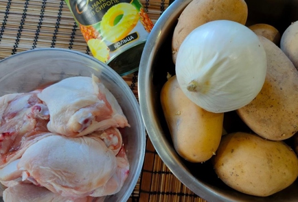 Фото шага рецепта Запеченная курица с ананасом 174628 шаг 1  