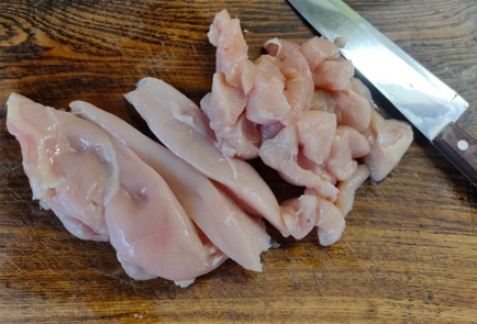 Фото шага рецепта Куриная грудка запеченная с цветной капустой и шпинатом 175701 шаг 5  