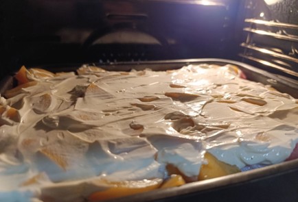 Фото шага рецепта Куриное филе пофранцузски с персиками 190857 шаг 13  