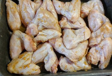 Фото шага рецепта Куриные крылышки в медовогорчичном соусе 175499 шаг 7  