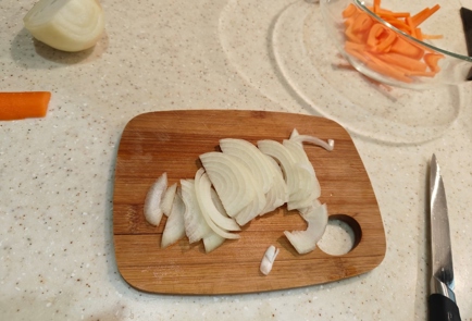 Фото шага рецепта Лапша с курицей в соусе терияки 175708 шаг 2  
