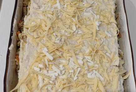 Фото шага рецепта Лазанья с капустой и куриными бедрышками 174823 шаг 16  
