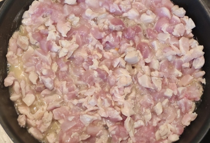 Фото шага рецепта Лазанья с капустой и куриными бедрышками 174823 шаг 7  