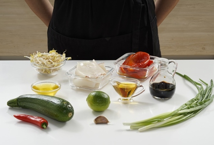 Фото шага рецепта Легкий салат с кальмарами 153149 шаг 1  