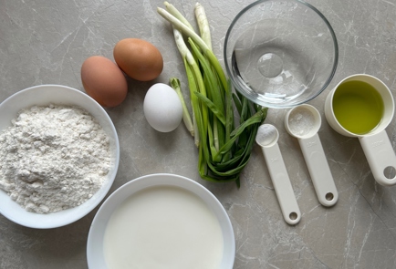 Фото шага рецепта Ленивые пирожки с яйцом и луком 176019 шаг 1  