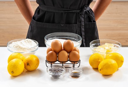 Фото шага рецепта Лимонные пирожные с лавандой 186654 шаг 1  