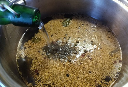 Фото шага рецепта Маринованные огурцы пофински с болгарским перцем 190835 шаг 10  