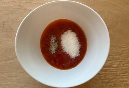 Фото шага рецепта Мидии в томатносливочном соусе с сыром и пастой 174086 шаг 5  
