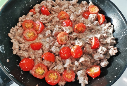 Фото шага рецепта Мясная паста радиатори с томатным соусом 151217 шаг 10  