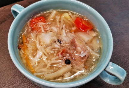 Фото шага рецепта Мясной суп с квашеной капустой 175952 шаг 11  