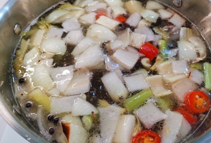 Фото шага рецепта Мясной суп с квашеной капустой 175952 шаг 9  