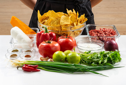 Фото шага рецепта Начос с говядиной и сыром 190680 шаг 1