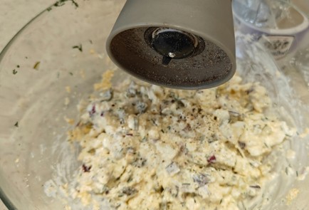 Фото шага рецепта Намазка на хлеб из яиц 190729 шаг 10  