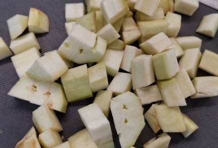 Фото шага рецепта Нежное рагу из баклажана с творожным сыром 152652 шаг 4  