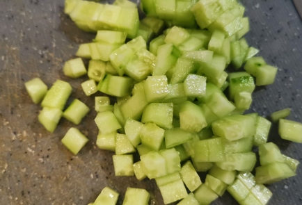 Фото шага рецепта Нежный салат с адыгейским сыром 173689 шаг 1  