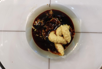 Фото шага рецепта Нежный сливочный кальмар на сковороде гриль 152651 шаг 3  