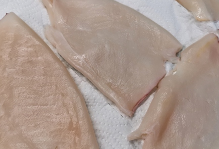 Фото шага рецепта Нежный сливочный кальмар на сковороде гриль 152651 шаг 5  