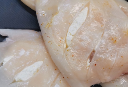 Фото шага рецепта Нежный сливочный кальмар на сковороде гриль 152651 шаг 7  