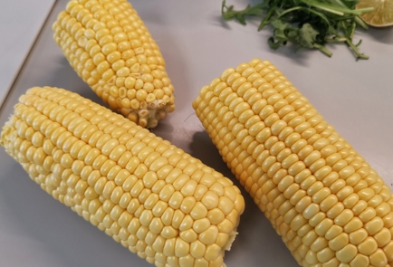 Фото шага рецепта Отварная кукуруза со сливочным маслом и зеленью 174658 шаг 2  
