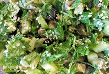 Фото шага рецепта Овощной салат с баклажанами 173711 шаг 10  