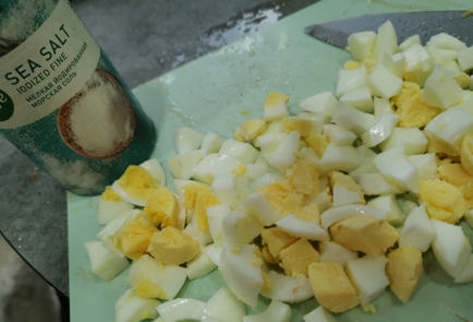 Фото шага рецепта Овощной салат с яйцами 186397 шаг 12  