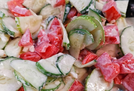 Греческий салат с майонезом – пошаговый рецепт приготовления с фото