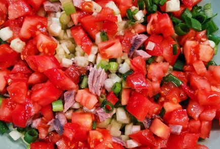 Фото шага рецепта Овощной салат с утиной грудкой 152860 шаг 8  
