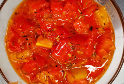 Фото шага рецепта Овощное рагу с беконом и сливками 151492 шаг 6  