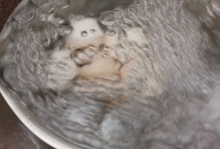 Фото шага рецепта Пасхальные яйца окрашенные с помощью салфетки 176239 шаг 5  