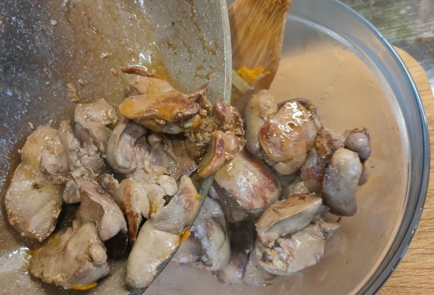 Фото шага рецепта Паштет из куриной печени с овощами и яйцами 174830 шаг 10  