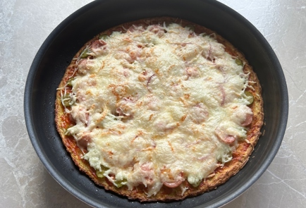 Фото шага рецепта Пицца с кабачковой основой 174239 шаг 15  