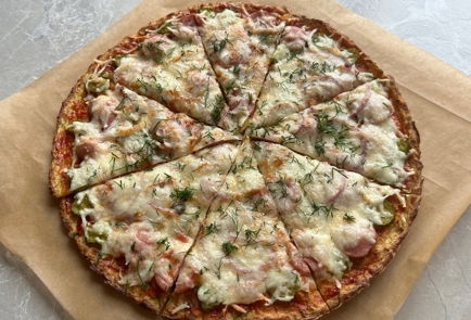 Фото шага рецепта Пицца с кабачковой основой 174239 шаг 16  