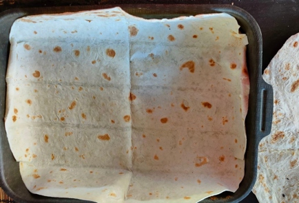 Фото шага рецепта Пирог из лаваша с сыром и творогом 174531 шаг 2  