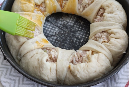 Фото шага рецепта Пирог с тунцом и сыром 173387 шаг 14  
