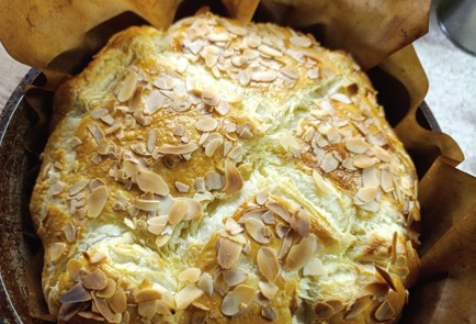 Фото шага рецепта Пирог с творогом и грушами 190864 шаг 18  