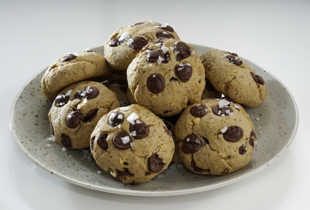 Фото шага рецепта Постное печенье с шоколадом 163308 шаг 10  