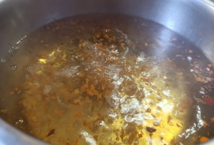 Фото шага рецепта Постные щи с молодым горошком 190874 шаг 9  