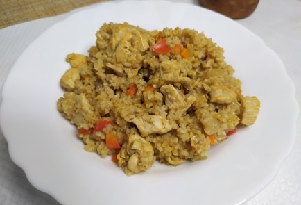 Фото шага рецепта Пшеничная каша с курицей 190893 шаг 12