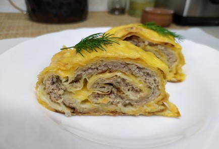 Фото шага рецепта Рулет из лаваша 190748 шаг 10