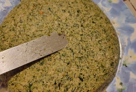 Фото шага рецепта Салат из курицы грецких орехов и зелени с гранатом 175280 шаг 18  