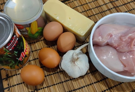 Курица, запеченная с ананасами и сыром, подробное приготовление с фото